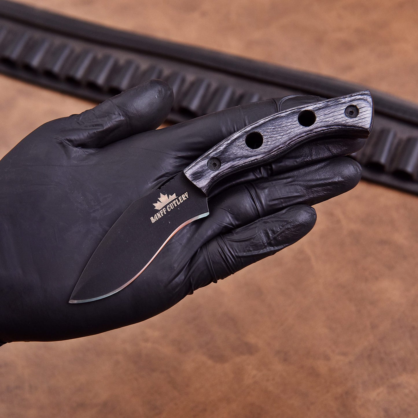 Obsidian Curve Kukri Knife