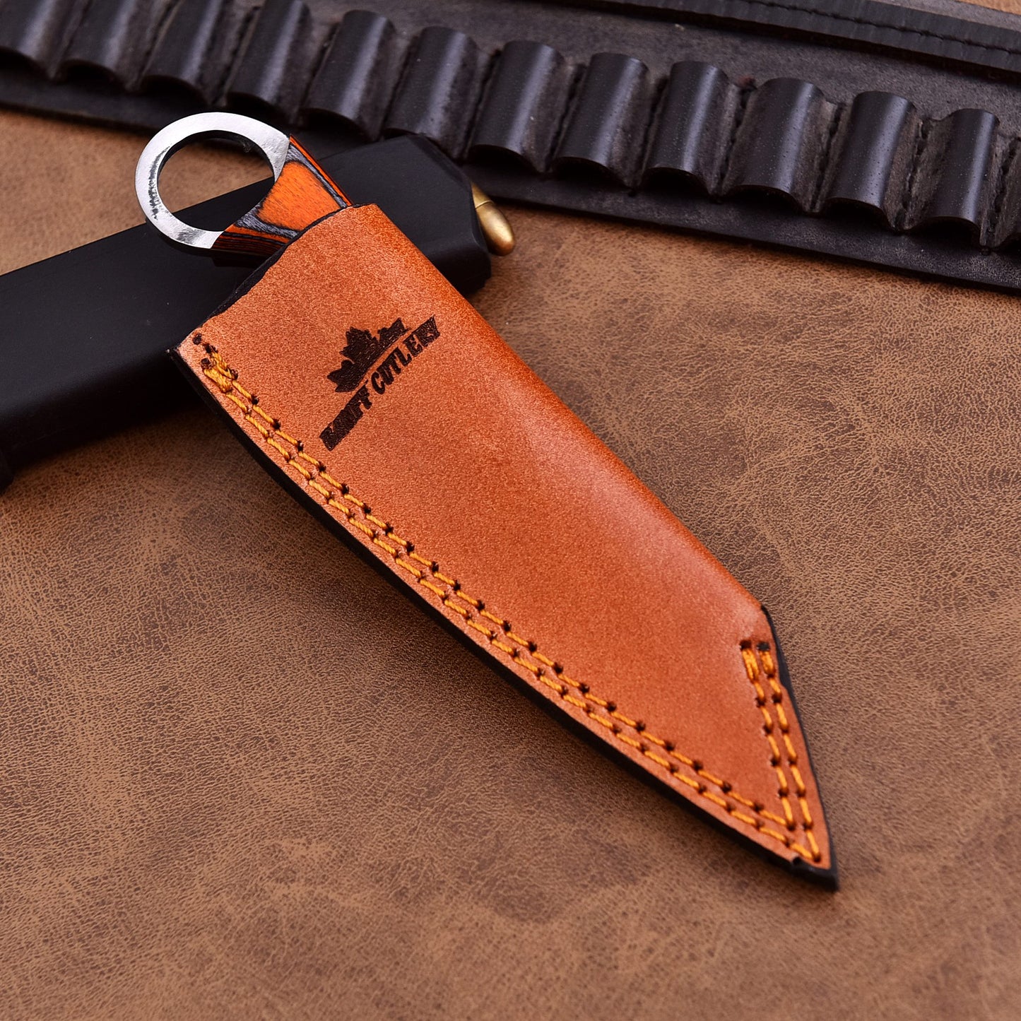 Banff - Swift Claw Karambit Knife with leather sheath