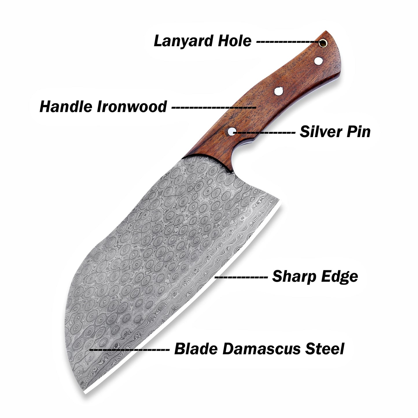 Banff RazorOak Santoku Professional Cleaver Knife