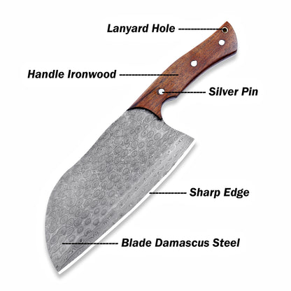 Banff RazorOak Santoku Professional Cleaver Knife