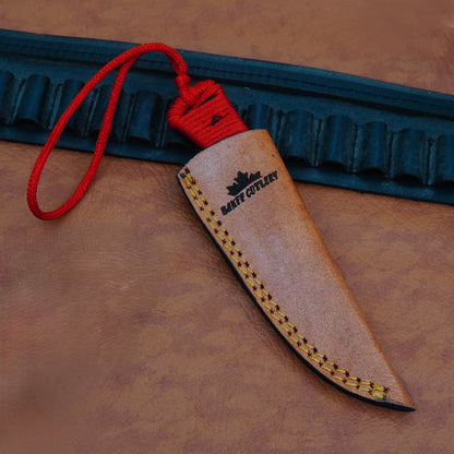 Banff Red Paracord Fixed Blade Knife – Tactical Hunting & Survival Knife