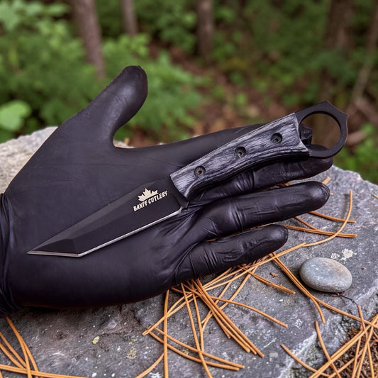 Banff - Dark Talon Karambit Knife with leather sheath