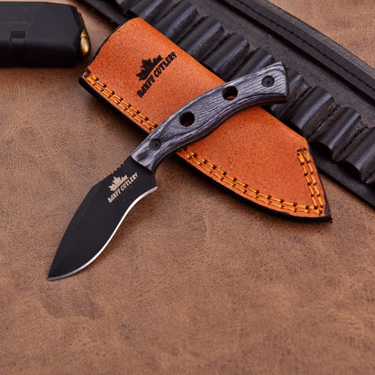 Obsidian Curve Kukri Knife