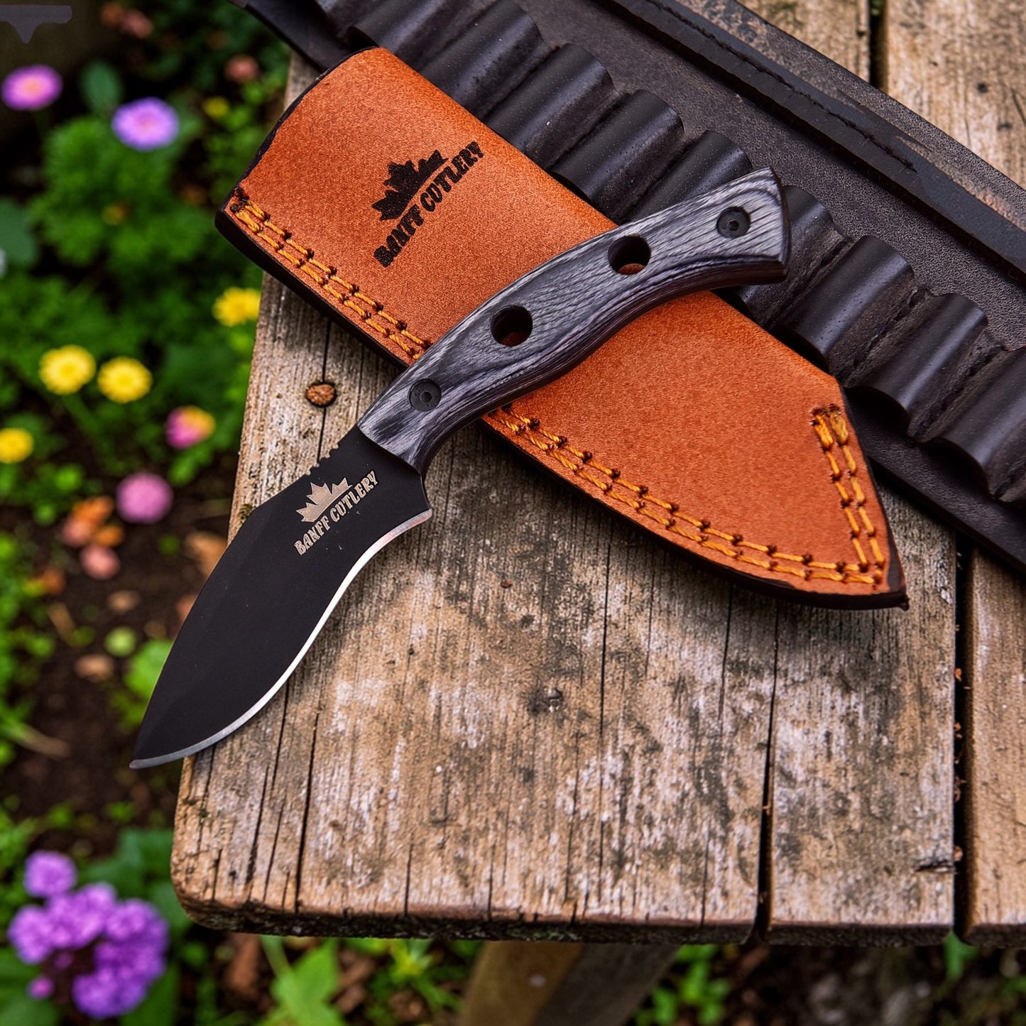 Banff Obsidian Curve Fixed Blade EDC Knife