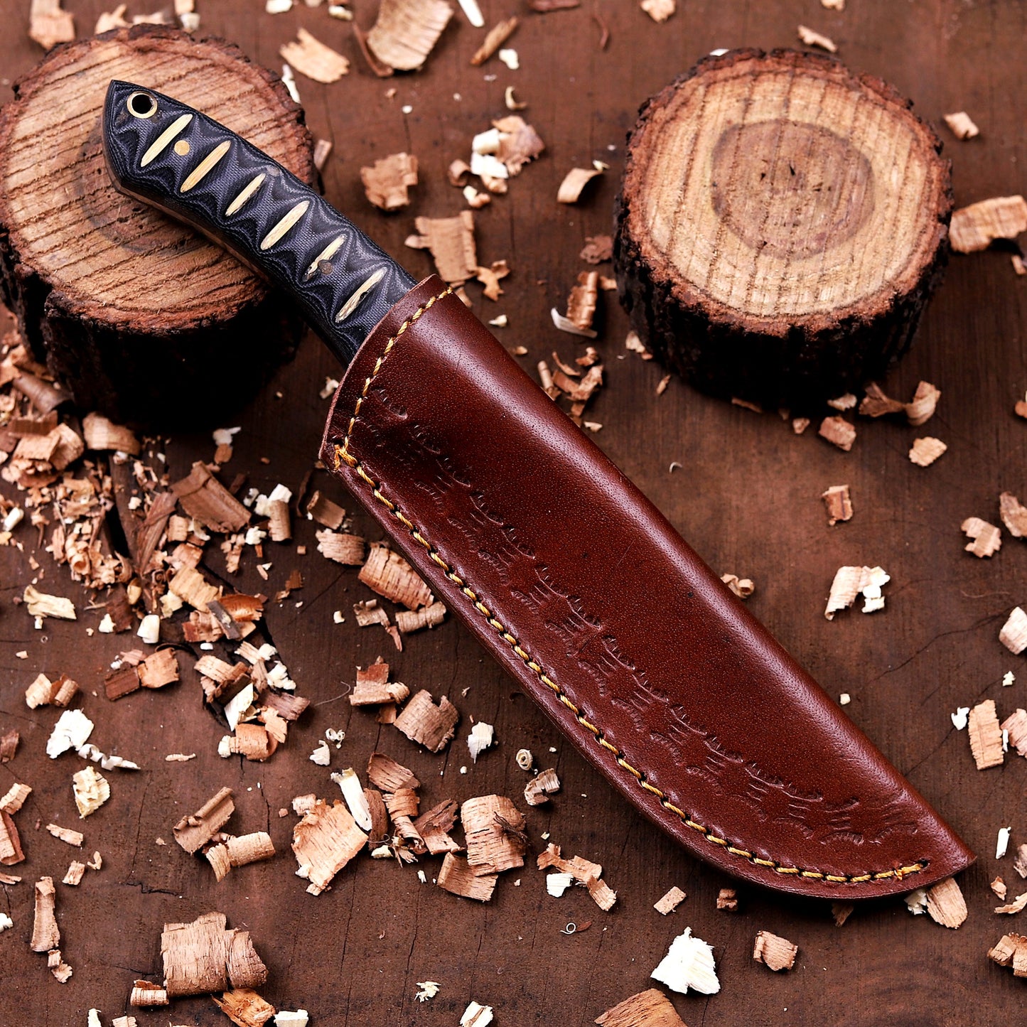 Banff Cutlery - Sundance Peak Hunter Full Tang Hunting Knife Razor Sharp Edge