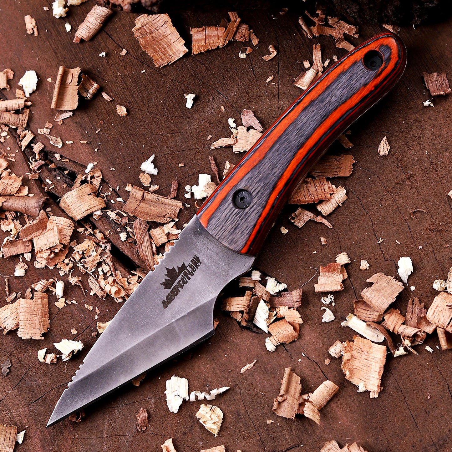 Banff Cutlery Kirdashi Utility Knife – Stonewash Drop Point Fixed Blade EDC Knife