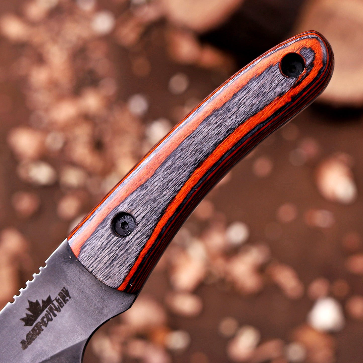 Banff Cutlery Kirdashi Utility Knife – Stonewash Drop Point Fixed Blade EDC Knife