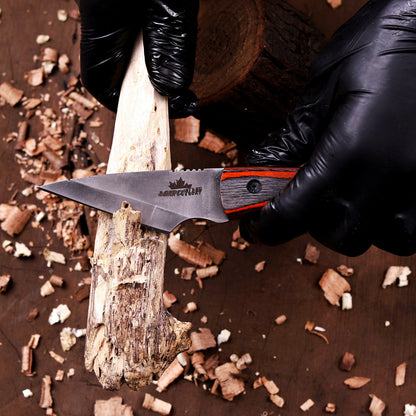 Banff Cutlery Kirdashi Utility Knife – Stonewash Drop Point Fixed Blade EDC Knife