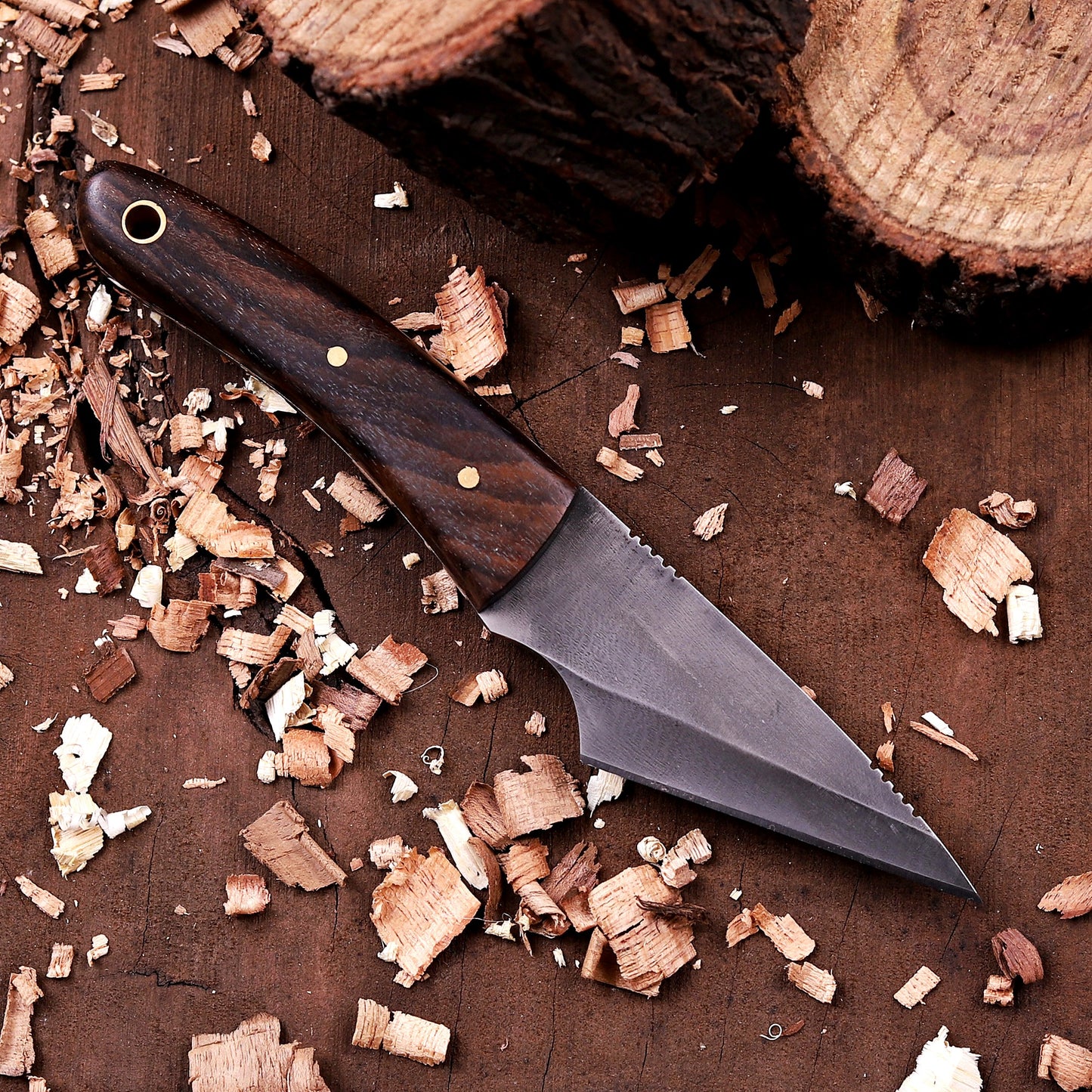 Banff Cutlery Kirdashi Utility Knife – Stonewash Drop Point Fixed Blade EDC Knife