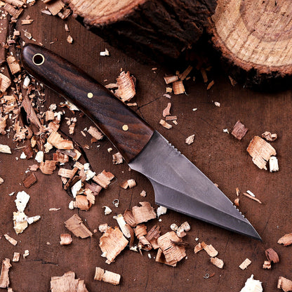 Banff Cutlery Kirdashi Utility Knife – Stonewash Drop Point Fixed Blade EDC Knife