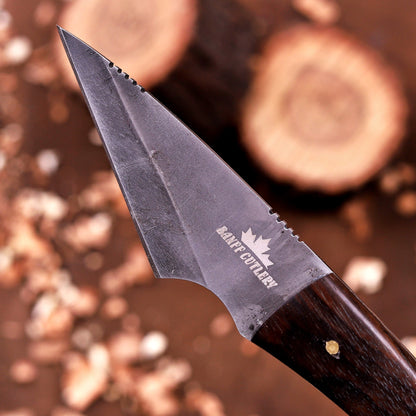 Banff Cutlery Kirdashi Utility Knife – Stonewash Drop Point Fixed Blade EDC Knife