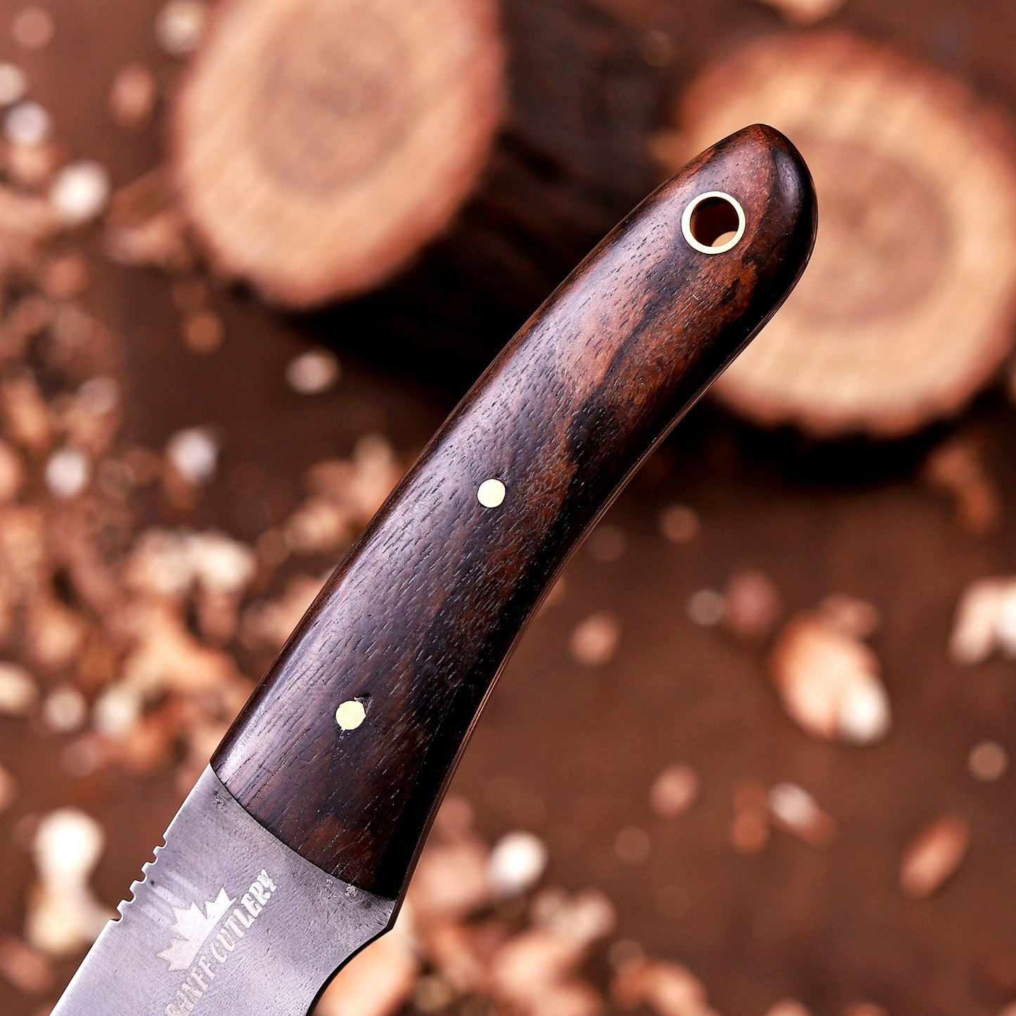 Banff Cutlery Kirdashi Utility Knife – Stonewash Drop Point Fixed Blade EDC Knife