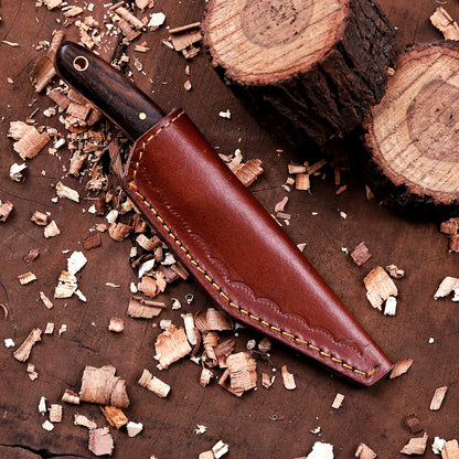 Banff Cutlery Kirdashi Utility Knife – Stonewash Drop Point Fixed Blade EDC Knife