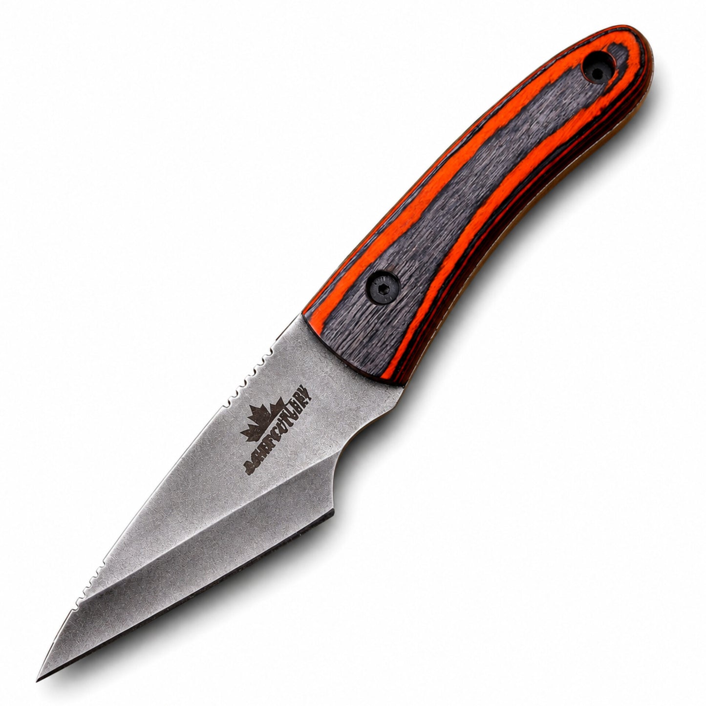 Banff Cutlery Kirdashi Utility Knife – Stonewash Drop Point Fixed Blade EDC Knife